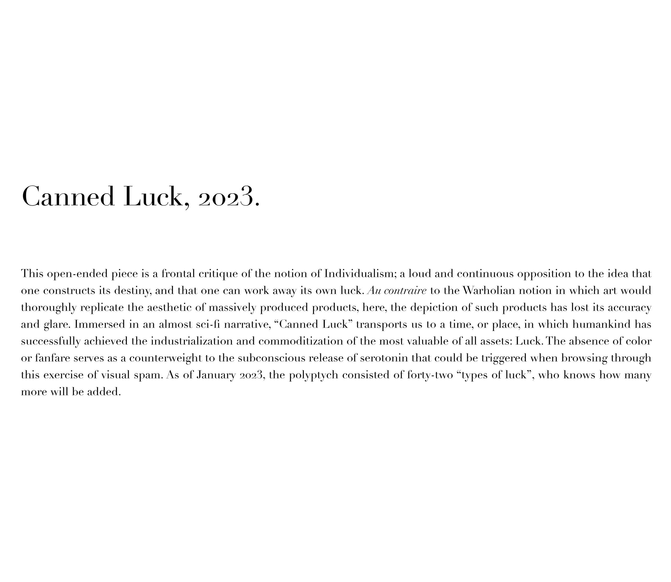 Luck Web 11